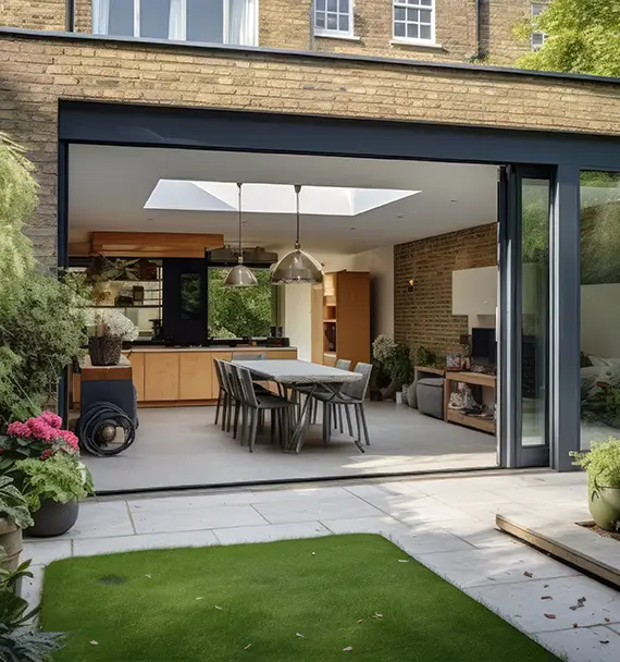 Rear Two Story Extension in Bromley